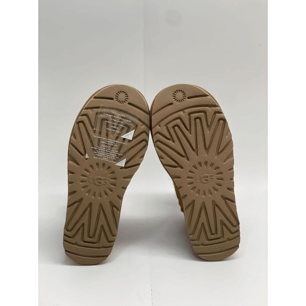 UGG Women's Mini Bailey Logo Strap Boot - Chestnut 7M - Picture 5 of 8